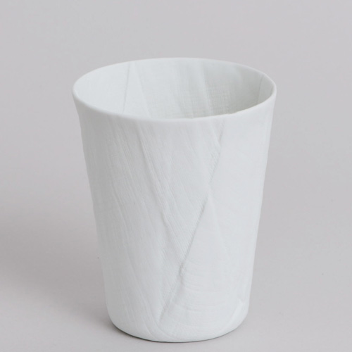 有田焼 文山窯　ceramic mimic fabric タンブラー プレーン
