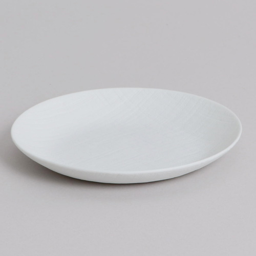 有田焼 文山窯　ceramic mimic fabric 小皿 プレーン